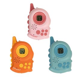 Dinosaur Handheld Walkie Talkies for Kids Adorable Indoor Toys Outdoor Camping Games for Spring Summer Outside Boys Girls Gifts