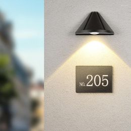 Wall Lamp Indoor Outdoor Waterproof Led Shop Sign Logo Lighting Spotlight Exterior Door