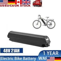 Batteries Reention Dorado Max E-Bike Battery 48 V 21Ah Ebike For 1000W 750W 500W Electric Bicycle Integrated Tube Batteria 48V 17.5A Dhbrp