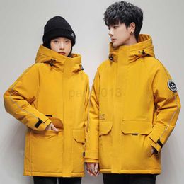 Couple Winter Duck Down Coats for Men Women 2023 New Brand High Quality Hooded Thick Warm Down Jackets