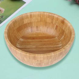 Dinnerware Sets Vegetable Bowl Wood Decor Tableware Noodle Salad Wooden Bamboo Kitchen Home