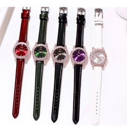 Womens watch watches high quality luxury Belt stylish diamond casual quartz-battery Leather 33mm watch