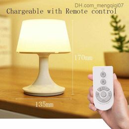 Lamps Shades Night Lights Strange Led Remote Control Lamp Lighting Baby Feeding Rechargeable Bedside Eye Protection Desk Z230805