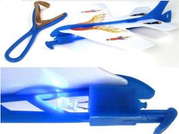 Led Flying Toys Airplane Upgrade 175 Large Throwing Foam Plane 2 Flight Mode Glider Toy For Kids Gifts 3 4 5 6 7 Year Old Boy OutZZ