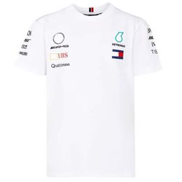 Wlms F1 T-shirt Apparel Formula 1 Fans Extreme Sports Fans Breathable f1 Clothing Top Oversized Short Sleeve Custom234P