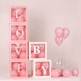 Dinnerware Sets Surprise Balloon Transparent Box Birthday Party Creative Decoration