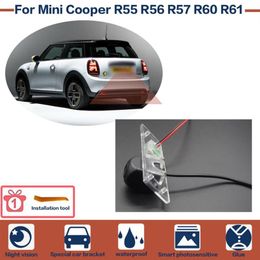 Car Rear View Cameras& Parking Sensors Reverse Backup Camera Starlight Night Vision High Quality Full HD CCD For Mini Cooper R55 R310O