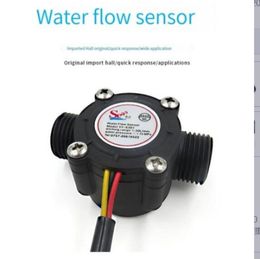 Water Fuel Flow Metre Sensor Counter Hall Flowmeter Pool Float Switch for Water Heaters credit Card Machine DN15 1-30L/min