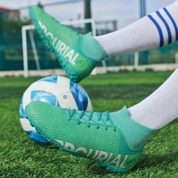 Schuhe Chuteira Society Qualitätskleid Fußballstiefel Haaland Großhandel Stollen Futbol Antislip Fashion Soccer Futsal Train