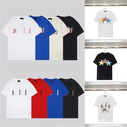 Designer T-shirt Mens T-Shirts designer tee luxury flocking letter tshirt t shirt Classic fashion green womens short Sleeve casual cotton t-shirt tops asian size S-3XL