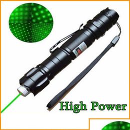 Laser Pointers Brand 1Mw 532Nm 8000M High Power Green Pointer Light Pen Lazer Beam Military Lasers Epacket 258R Drop Delivery Electr Dht86