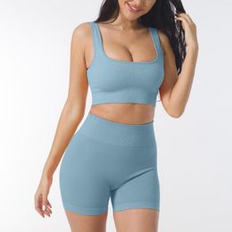 Women's Tracksuits Push Up Sportswear Suits Underwear Female Sports Seamless Yoga Clothing Set Fashion Sexy Gym Running Fitness Tight Wear