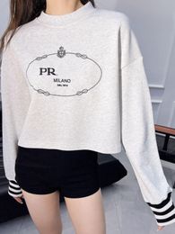 2023Designer Womens Hoodies Letter Embroidery Sweatshirts Printed Letters Casual Loose Hooded Fleece Cotton Mens Sweater Cuff thread Jumper Tops Hoody