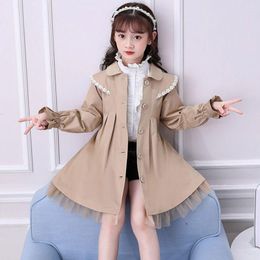 Jackets Girls' Outerwear Spring Autumn Overcoat Big Boys' Clothing Kids Jacket