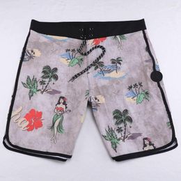 Men's Shorts Summer Surfwear Beachwear Quick-Dry Bermuda Stretch Surfing Pants Swim Trunks Beach Waterproof Boardshorts E860