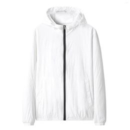 Men's Jackets Mens Jacket Coat Summer And Autumn Sunscreen Windproof Rainproof Hooded Shirts Outdoor Sports Casual Breathable Outfits