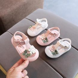 First Walkers Summer Baby Girls Floral Casual Soft Bottom Sandals Breathable Non-slip 2023 Children's Infant Toddle Shoes For