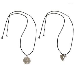 Chains Celebrate Memories Coin Pendant Necklace For Special Occasion Everyday Accessory HXBA