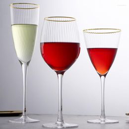 Wine Glasses 300-400ml European Imperial Pattern Goblet Red Champagne Cocktail Cup Crystal Banquet Festival Wedding Drinkware Gift