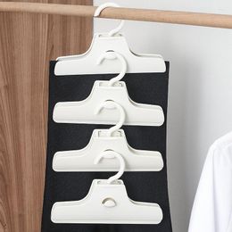 Hangers 1pcs Wardrobe Trouser Clip Rack Suit Big Wrinkle-proof Creative Single