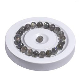 Jewelry Pouches Square Grey Round Bead Board Acrylic Design Tray Tool Making DIY Bracelet Organizer Beads Necklack Accessories Findings