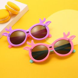 Солнцезащитные очки детские очки мальчики девочки личность против ультрафиолетовой принцессы ребенок