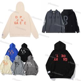 Men Womens Galleries Dept Hoodie Sweate Designer Hoodie Pullover Letter Flame doodle Print Long Sleeve T-shirt High Street Sweatshirts Hip hop