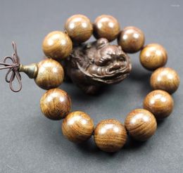 Strand Wholesale Natural Sandalwood Vintage Mala Beads Bracelets Buddhist Rosary Prayer Yoga Meditation Lucky Bracelet For Men Women