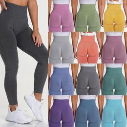 Active Pants Seamless Leggings Women Sport Colour Sports Yoga Running Fitness High-waist Hip-lifting Women's Workout