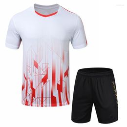Men's Tracksuits Badminton Suit Short-sleeved Sportswear Spring Summer Autumn Short T Shirt Competition Quick-drying Table Tennis Clothing
