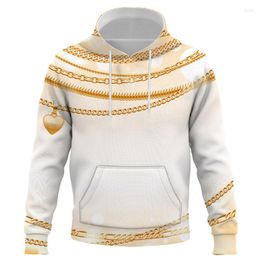 Men's Hoodies Spring And Fall Fashion Luxurious Men Women Children 3D Printed Sweatshirts Casual Pullover Boy Girl Kids Cool Coat