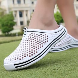 Slippers Sandals For Men Pool Shoes Summer Outdoor Beach Woman Slip On Garden Casual Water Shower Unisex Zapatos Hombre