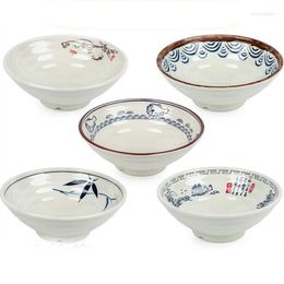 Bowls Thickened Melamine Plastic Soup Bowl Spicy Imitation Porcelain Tableware