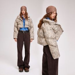 Jaqueta feminina de grife parkas casaco de penas feminino estilo inverno fino para senhora jaqueta de motociclista casaco de grife