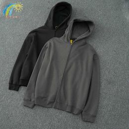 Oversize Season 6 Hoodies Men Women High Quality Casual Pocket Zipper Solid Coat T230806