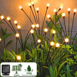 Lawn Lights Light Sunlight Decor Home Garden Powered Firefly Outdoor Solar Floor Landscape Waterproof