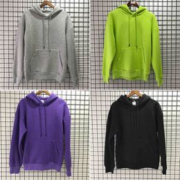 Solid color Hoodie Men Women Pullover High Quality Black White Gray Apricot Yellow Orange Purple Green Blue Sweatshirts New T230806