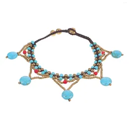 Anklets 1Pc Turquoise Design Anklet Creative Summer Foot Chain Beach Ankle