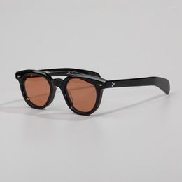 Sunglasses JMM481D High Quality Acetate Ellipse Polarised Man UV400 2023 Fashion Outdoor Handmade Women Trendy SUN GLASS