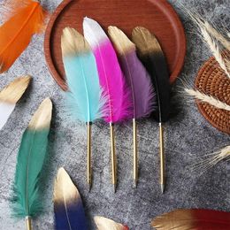 Feather Pen Ballpoint Pens Wedding Signature Party Gift Novelty Stationery Smooth Writing Tool School Office Supplies