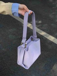 Shoulder Gentle Purple! Soft Leather for Women's Spring/Summer 2023 New High Capacity Handheld One Tote Bagstylishhandbagsstorestylishhandbagsstore
