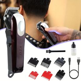 Rechargeable Cordless Hair Clipper Kit Electric Hair Trimmer Wireless USB Hair Clipper Trimmer Electric Hair Cutting Machine