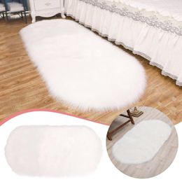 Carpets Soft Rug Chair Cover Artificial Sheepskin Wool Warm Hairy Carpet Seat Mats Sofa Throw Cookie Blanket