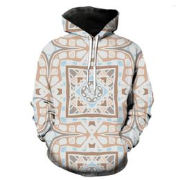 Men's Hoodies Retro National Style Spring 3D Print Cool Sweatshirts Unisex With Hood Jackets Oversized 2023 Fashion