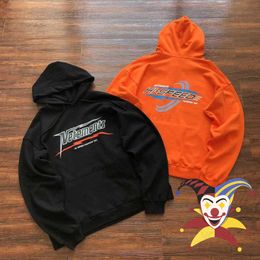 HI-SPEED Hoodie Men Women Oversized Orange Black Sweatshirts VTM Pullovers T230806