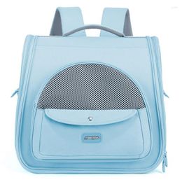 Cat Carriers Pet Carrier Breathable Kitten Backpacks Oxford Cloth Puppy Bag For Travel Hiking And Outdoor Use