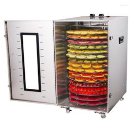 Layers Commercial Rotary Fruit Dryer Tea Sausage Beef Drying Case Food Dehydration Air Household Dehydrator