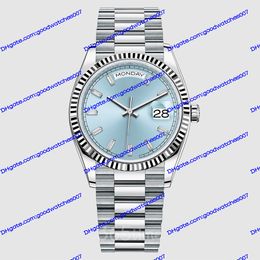 Top grade watch 36mm 128236 128236 118205 Silver Jubilee Bracelet 2813 Movement Mechanical Automatic Watch Men's Watch Diamond Time Mark m128236-0009 Women's Watch