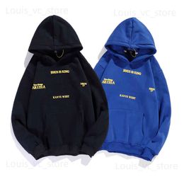 Streetwear Mens Hoodies Jesus Is King Black Blue Pullovers Sweatshirts Hip Hop Fleece Hoodies Urban Clothes Women T230806