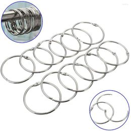 Bath Accessory Set 12Pcs Round Stainless Steel Shower Curtain Hooks Rings Anti Rust